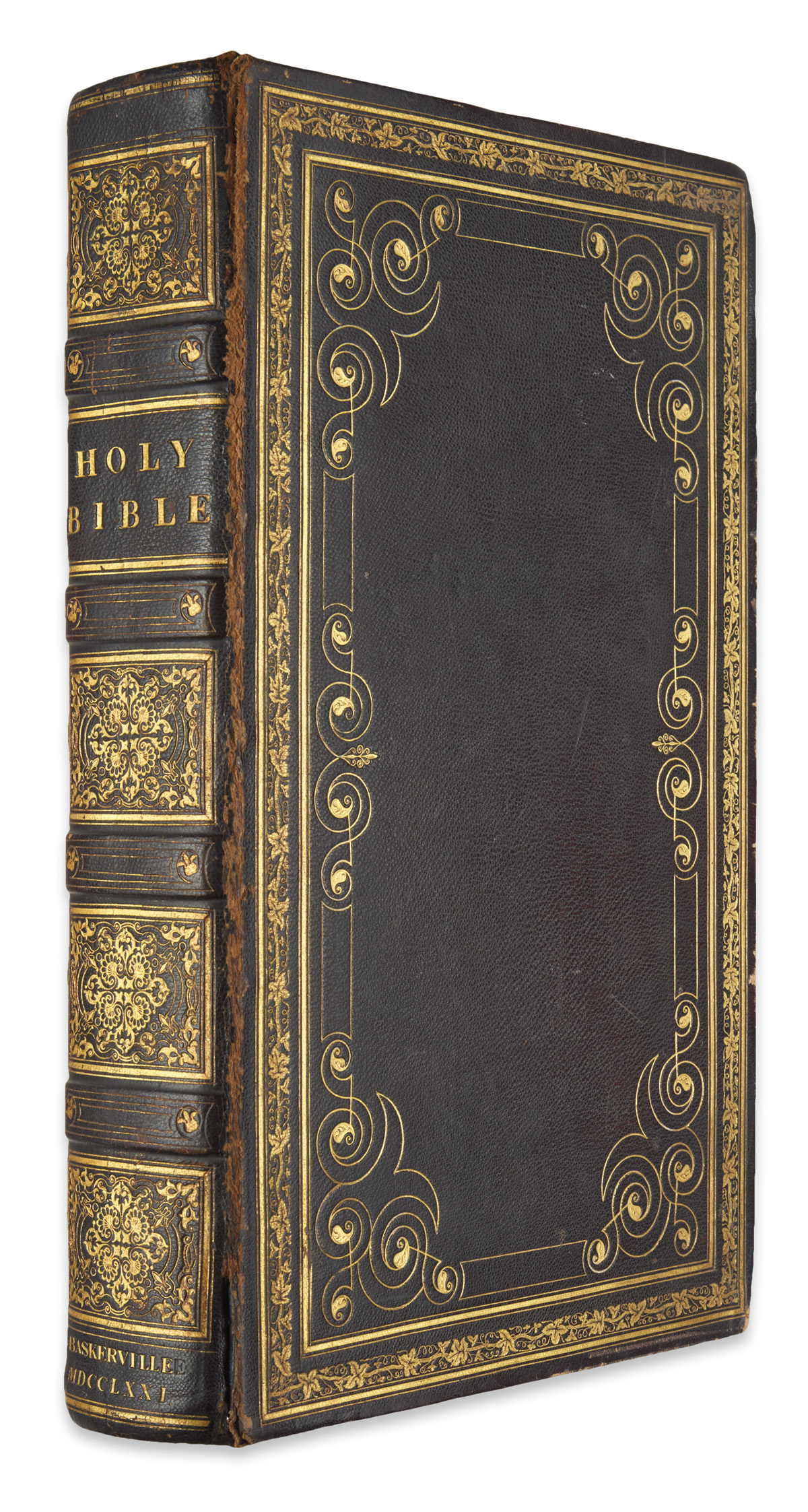 BIBLE IN ENGLISH.  The Holy Bible, containing the Old Testament and the New.  2 parts in one vol.  1769-71